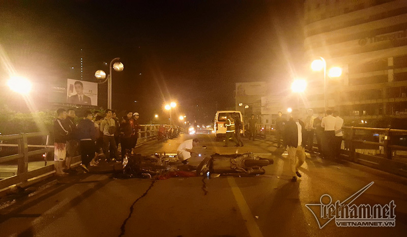 tai nạn cầu vượt Thái Hà