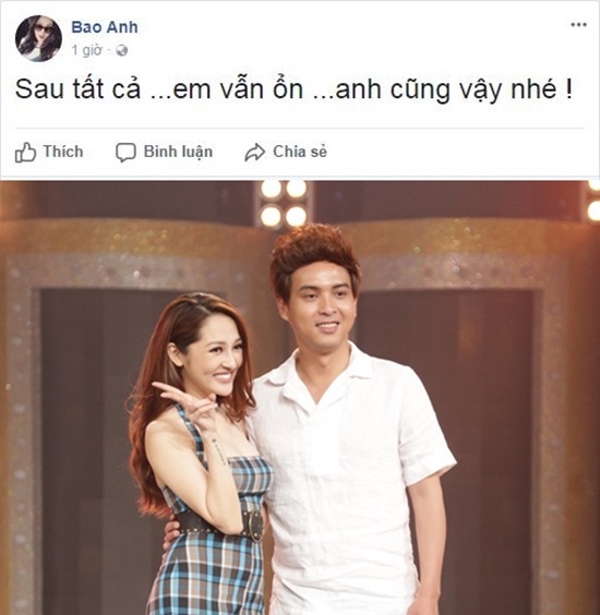 Hậu chia tay Hồ Quang Hiếu, Bảo Anh đăng trạng thái lạ