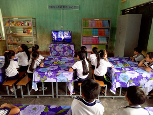 Ứng dụng công nghệ dạy kỹ năng sống cho trẻ vùng cao