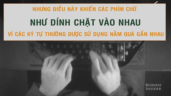 Vì sao chữ trên bàn phím có thứ tự kỳ quặc không theo quy tắc bảng chữ cái?