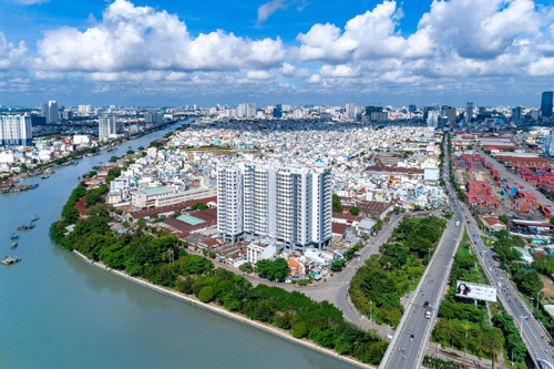 Căn hộ ba mặt view sông hút giới đầu tư