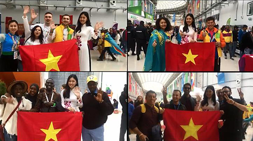 Á hậu Thanh Tú gửi lời chúc đến Hoa hậu Mỹ Linh