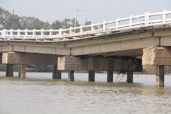 cầu lún ở Quảng Nam