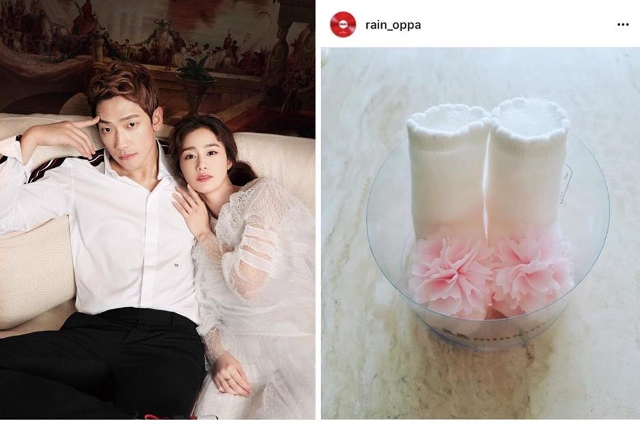 Kim Tae Hee - Bi Rain đón con gái đầu lòng