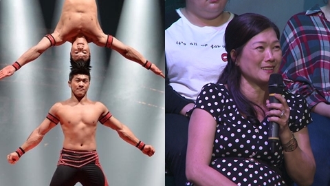 'Hoàng tử xiếc' Việt khiến bố mẹ rơi nước mắt vì chấn thương cổ