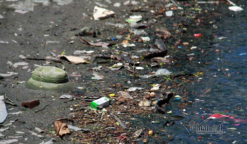 hồ Cô Tiên ô nhiễm