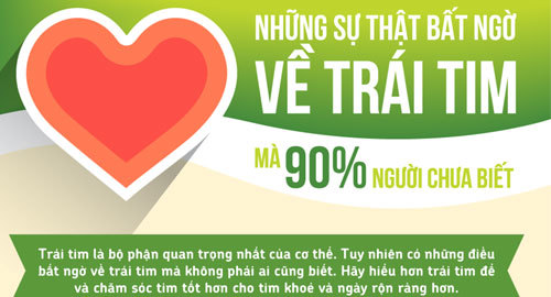 7 sự thật ít biết về trái tim