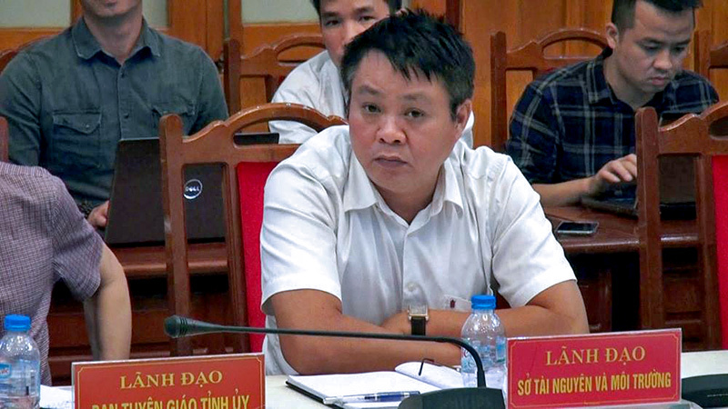 Cho thôi chức Giám đốc Sở TN&MT Yên Bái Phạm Sỹ Quý