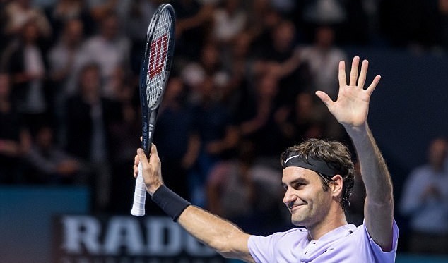 Roger Federer 2-0 David Goffin