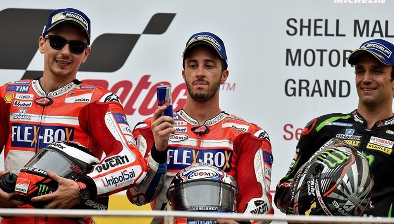 MotoGP Malaysia 2017: Dovizioso lên ngôi, Marquez tiếp tục phải chờ