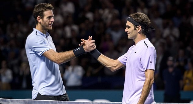 Roger Federer 2-1 Del Potro