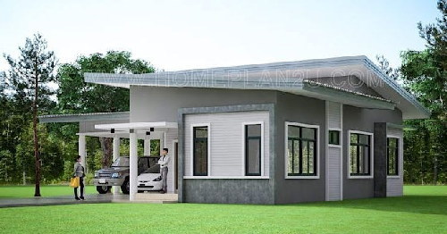 10 mẫu nhà ống 1 tầng 2 phòng ngủ đẹp nhất 2018