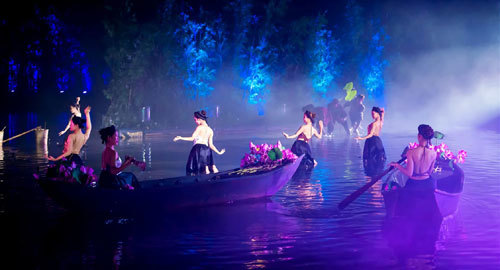 Hoàng Nhật Nam đưa văn hóa Bắc Bộ vào show thực cảnh