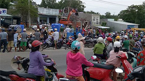 Sập giàn giáo ở Phú Quốc, 1 người chết