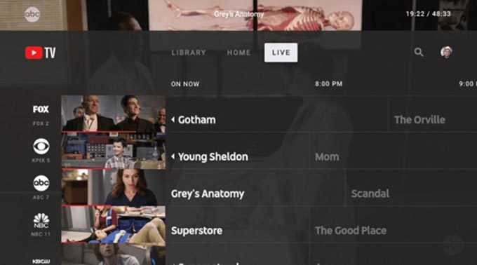 Google ra mắt ứng dụng YouTube TV cho smartTV