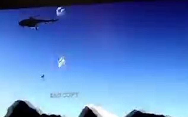 trực thăng rơi ở biên giới