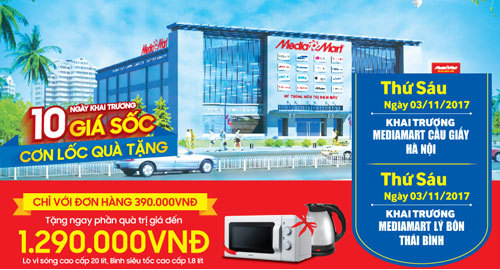 MediaMart khai trương 2 siêu thị mới