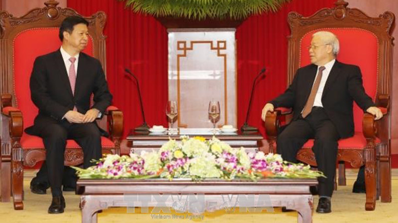 Tổng bí thư tiếp Đặc phái viên của Tổng bí thư Tập Cận Bình