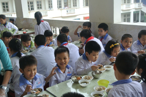 70 trường tiểu học Phú Thọ triển khai Thực đơn dinh dưỡng