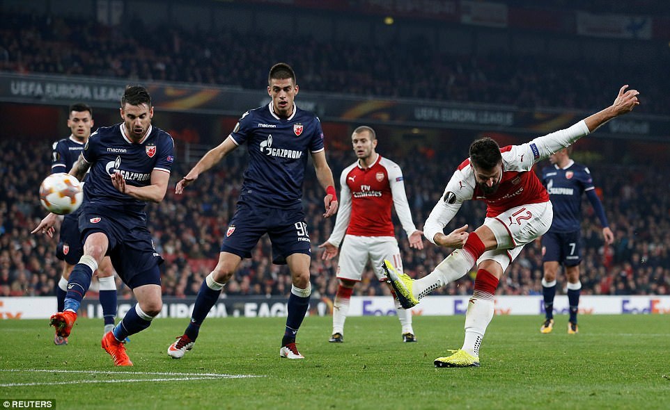 Arsenal bất lực trước đội bóng 