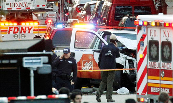 IS nhận trách nhiệm vụ khủng bố xe tải New York