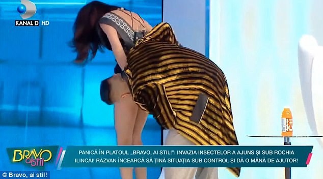 Nữ MC hớ hênh trên sóng truyền hình vì 'ảo giác'