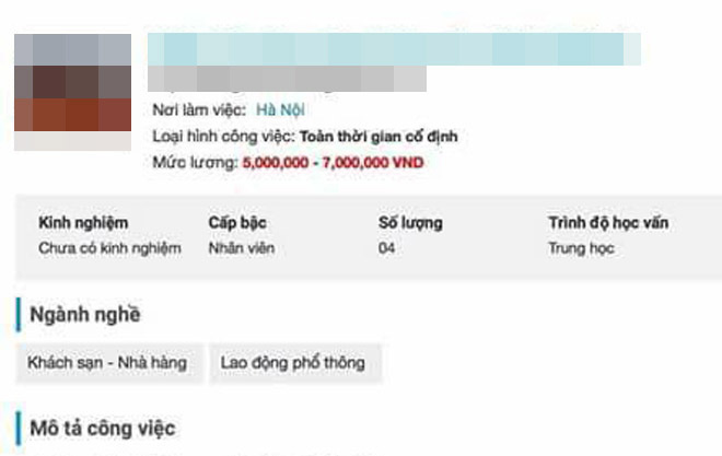 Sự thật mức lương 7 triệu đồng/tháng cho nhân viên chan bún