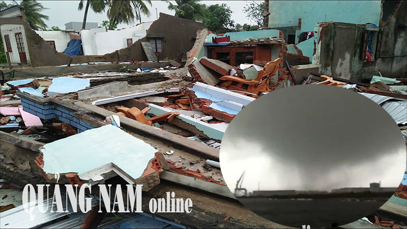 Lốc xoáy tan hoang xã đảo, nhiều người bị thương nặng