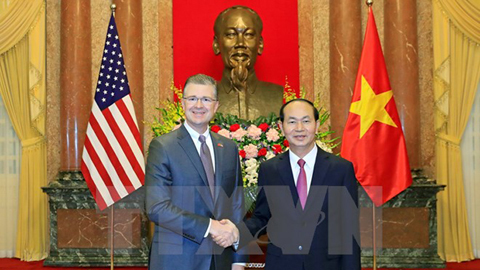 Chủ tịch nước tiếp tân Đại sứ Hoa Kỳ Kritenbrink