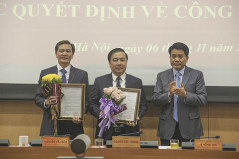 Hà Nội bổ nhiệm hàng loạt cán bộ chủ chốt