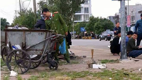 Phát hiện thai nhi trong xe rác ở Bắc Giang