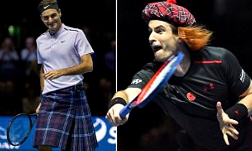 Mặc váy thi đấu, Federer vẫn hạ đẹp Murray