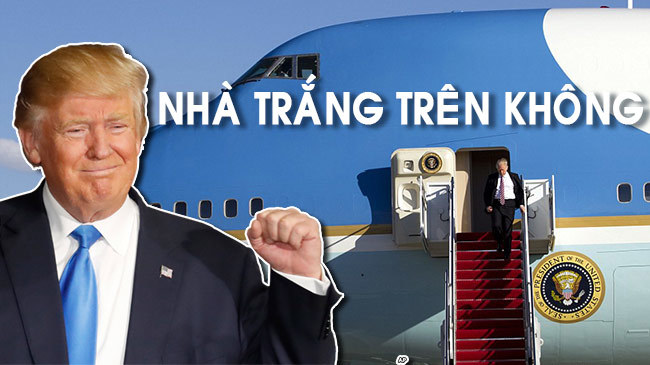 Cảm giác bay Không lực Một như Tổng thống Donald Trump