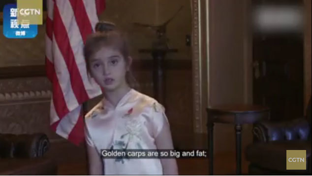 Cháu gái Trump biểu diễn tiếng Trung