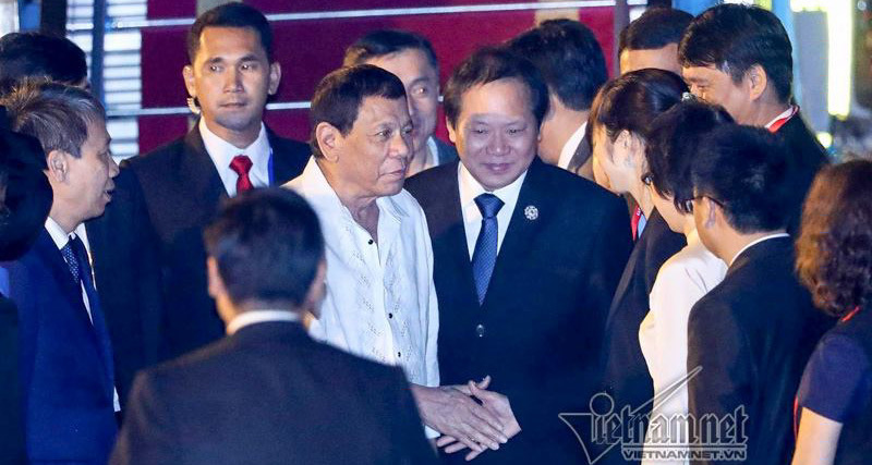 Tổng thống Philippines đến Đà Nẵng dự APEC