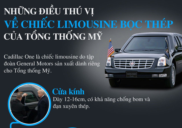 Vì sao ô tô của Tổng thống Mỹ được mệnh danh là 'Quái thú'?