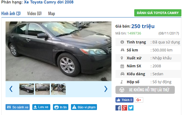 Giảm giá không phanh, xe cũ giá tầm 100 triệu đồng rao bán ồ ạt