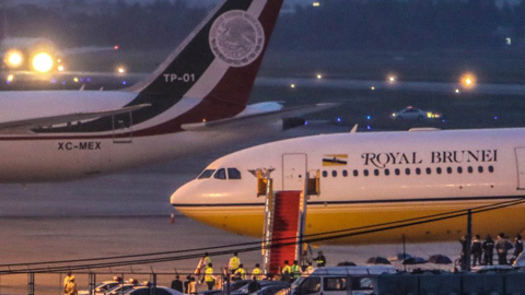 Quốc vương Brunei lái chuyên cơ đến Đà Nẵng