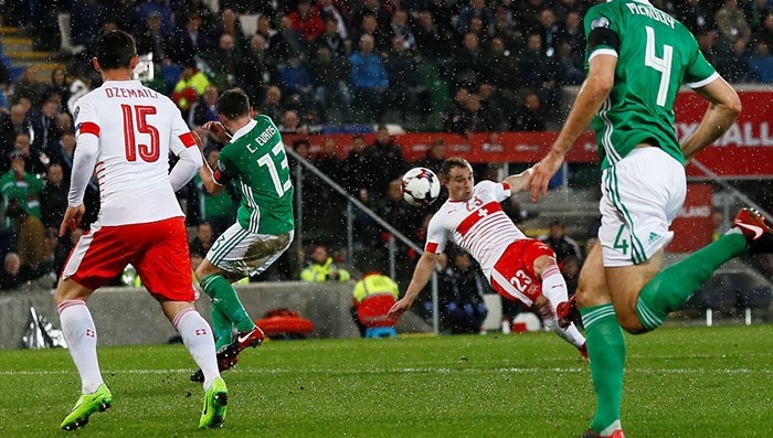 Bắc Ireland 0-1 Thụy Sỹ