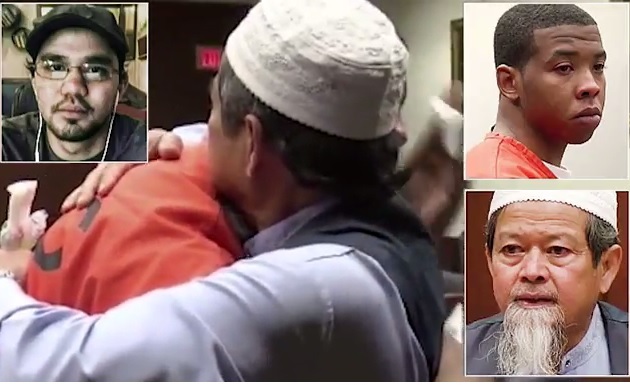 Cha nạn nhân ôm kẻ giết con, thẩm phán bật khóc