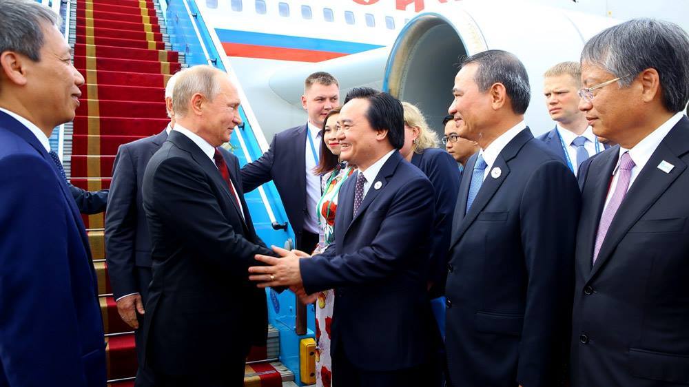 Tổng thống Nga Putin tới Đà Nẵng
