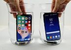 iPhone X hay Galaxy S8 thắng khi bị đóng băng dưới nước?