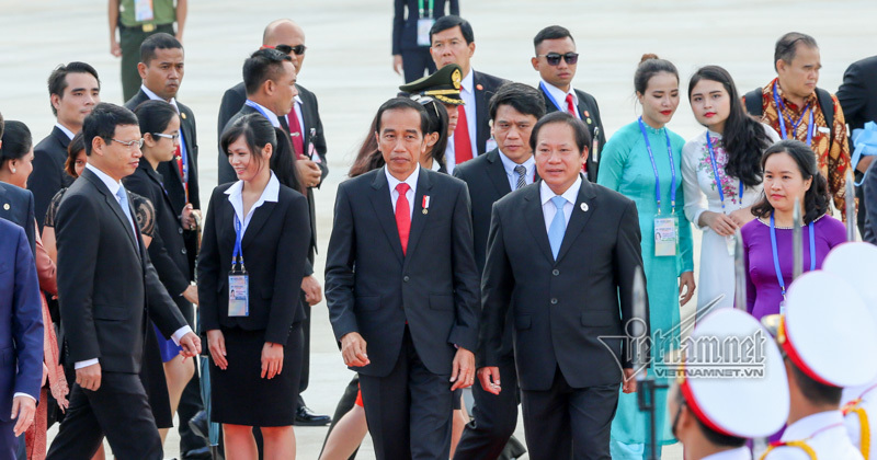 Tổng thống Indonesia và Phu nhân tới Đà Nẵng