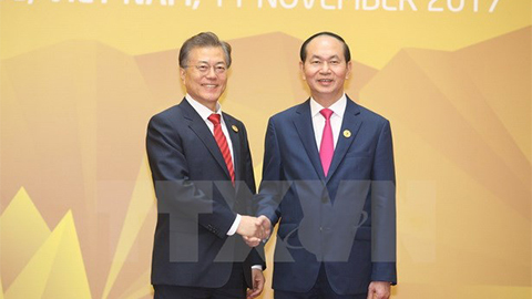 Chủ tịch nước gặp lãnh đạo Lào, Campuchia và Hàn Quốc