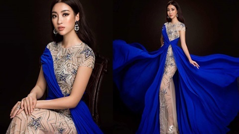Hoa hậu Mỹ Linh catwalk chuyên nghiệp tại Miss World 2017