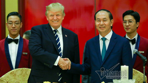 Trực tiếp: Lễ đón Tổng thống Donald Trump tại Phủ Chủ tịch