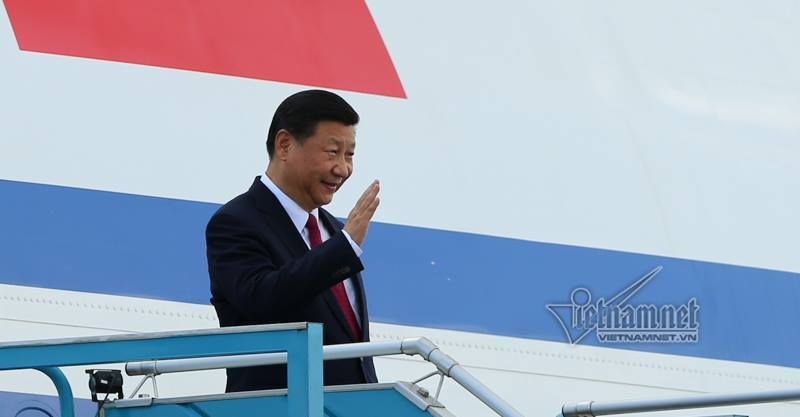 Trực tiếp: Tổng bí thư, Chủ tịch Trung Quốc Tập Cận Bình tới Hà Nội