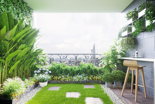 Người Sài Gòn ưa chuộng căn hộ sân vườn