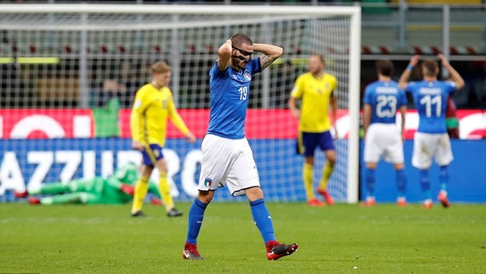 Italia 0-0 Thụy Điển
