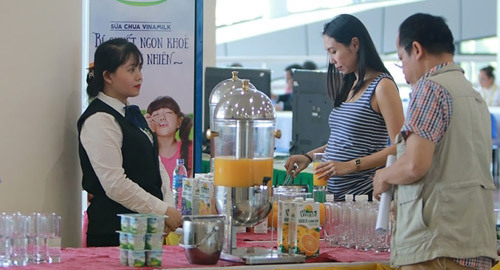 Hơn nửa triệu sản phẩm Vinamilk phục vụ APEC